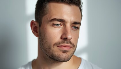 Obraz premium Portrait of a Handsome Young Man.