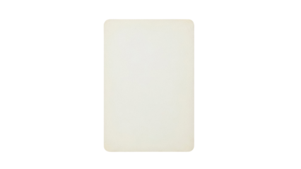 Pale green card PNG isolated on transparent background, blank template for design mockups and creative projects, neutral color