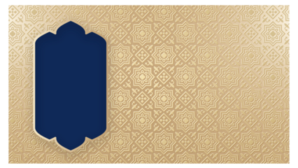 golden textured background with blue label and intricate pattern transparent background