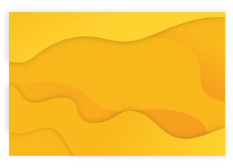 Yellow wavy abstract background texture design element transparent background