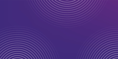 Simple purple abstract background with circle line motif