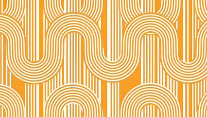 Interlocking arcs pattern