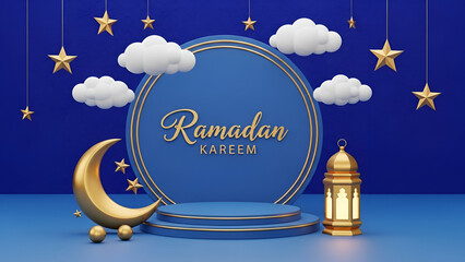 Ramadan kareem greeting card