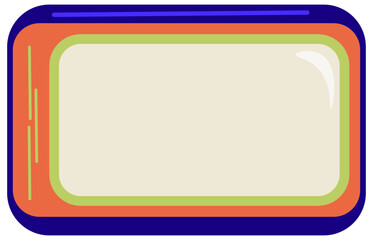 Stock Tv Retro Colours Background