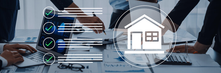 A dynamic team in a modern office collaborates on real estate data analysis, utilizing technology and strategic discussions to drive informed investment decisions. Gantry