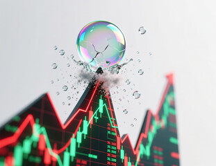 The artificial intelligence bubble is bursting on the market chart.