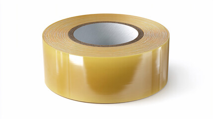 Transparent packing tape on a roll for various uses and applications