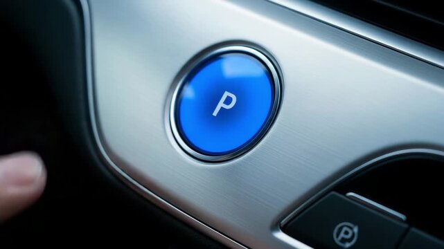 Finger pressing the start button for the year 2026 motion animated video.