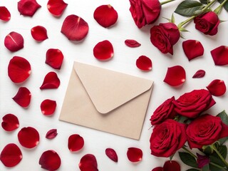 Romantic happy valentines day greeting card, wedding invitation, women's day c