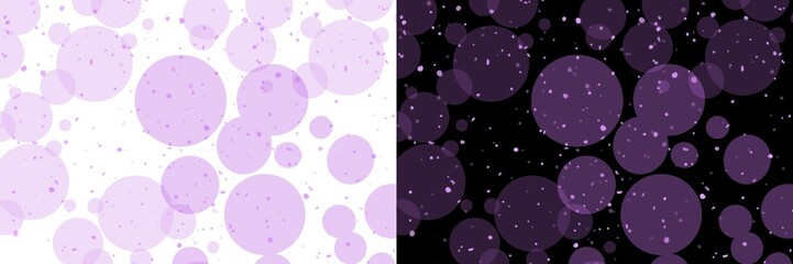 Naklejka premium Purple Dust particles bokeh abstract background vector