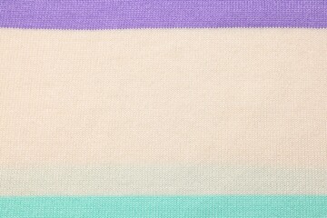 Fototapeta premium Beautiful striped fabric as background, closeup view