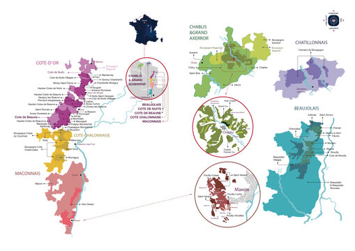 Bourgogne map