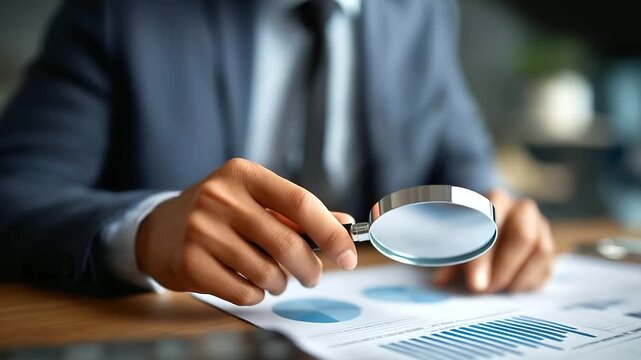 Business audit concept visualization financial statement checking evaluation examination process auditing concept review fraud investigation assessment compliance verification