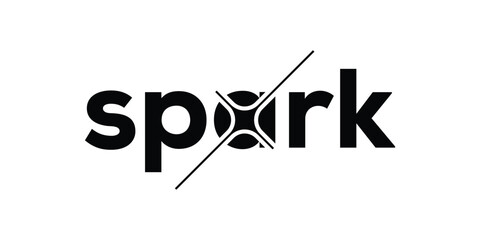 word mark spark logo design inspiration	