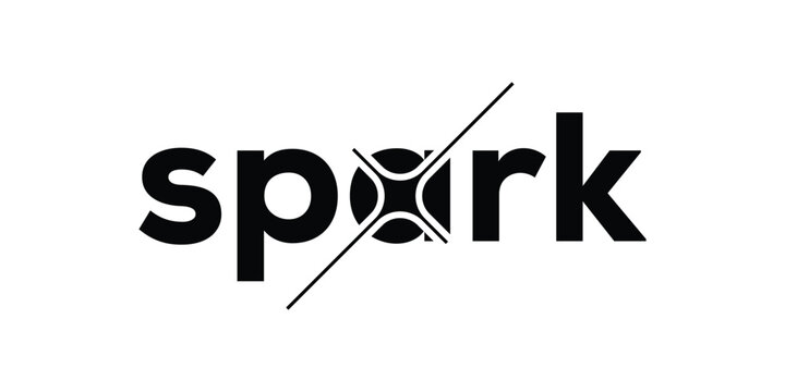 word mark spark logo design inspiration	
