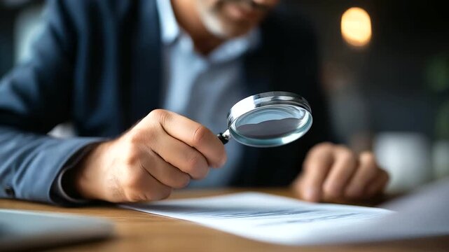 Business audit concept visualization financial statement checking evaluation examination auditing concept process fraud investigation assessment compliance verification review
