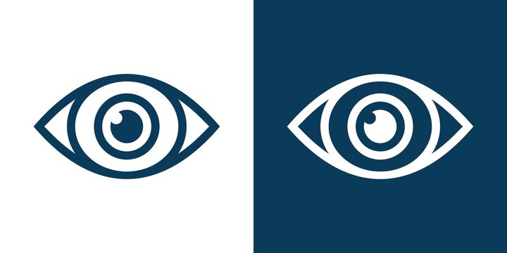 Eye technology logo design ,eye care, media vision vector template design
