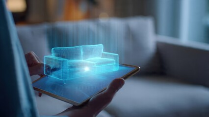 AR Furniture on a Tablet