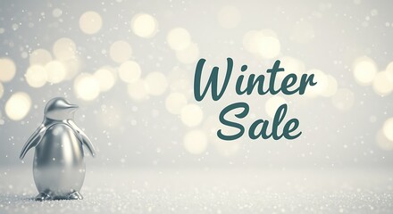 Winter Sale Penguin Decoration