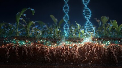 Plant genetics research and root system science