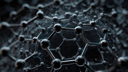 Abstract molecular structure interconnected network design