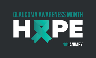 Obraz premium Glaucoma Awareness Month. Celebrate annual in January. Vision problems. Save your eyes. Prevention and protection. Green ribbon. Medical healthcare concept. Poster, banner and background. Vector