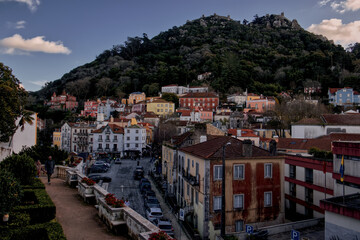 Sintra village in Portugal.