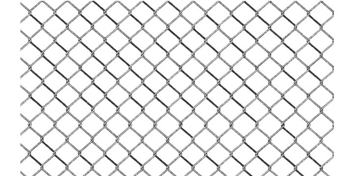 Seamless Metal Chain Link Fence Texture Vector