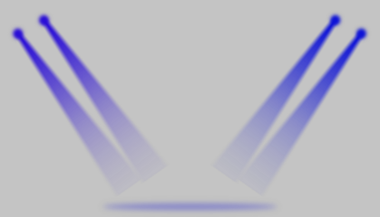 blue spot lights ray isolated on transparent background,png technology and product light social media motion design element