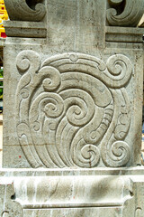 Ornements artisanaux d&rsquo;un temple hindou &agrave; Jaffna