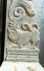 Ornements artisanaux d&rsquo;un temple hindou &agrave; Jaffna