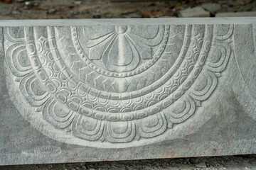 Ornements artisanaux d&rsquo;un temple hindou &agrave; Jaffna