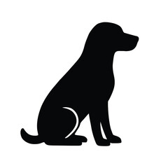 Black curved shape on white background, simple abstract design