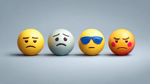 A collection of emojis