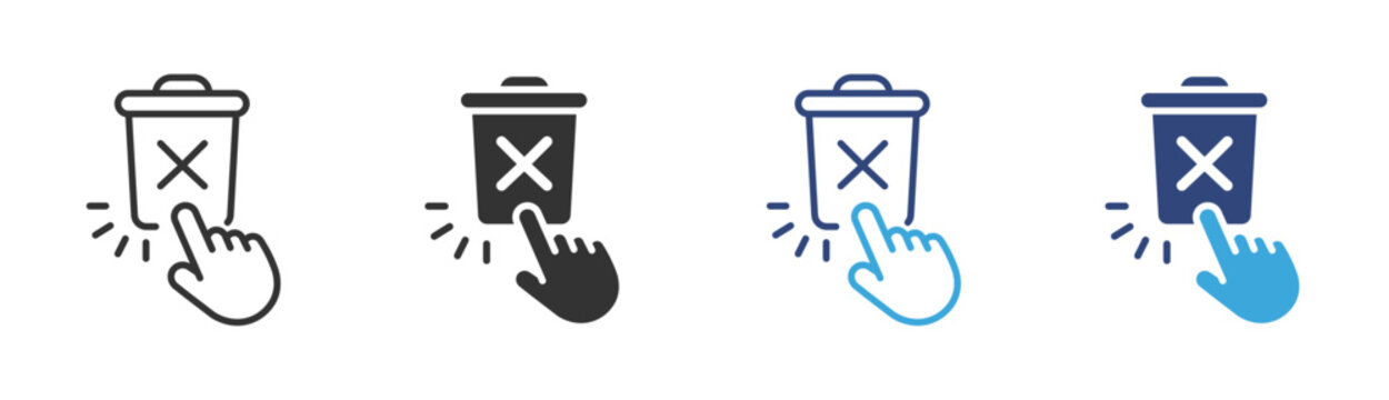 Trush icon, trash can icon vector, bucket vector icon, Bucket  icon. Delete icon, Recycle bin icon , vector illustration . 
