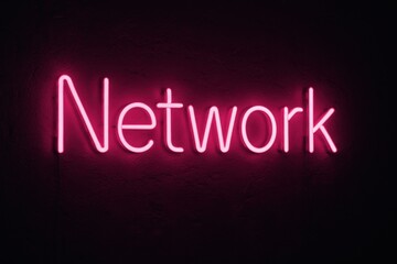 Obraz premium Network event highlighting connectivity and collaboration in a digital workspace environment