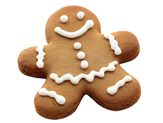 ginger bread isolated on white