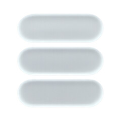 Obraz premium PNG Minimalistic UI button elements