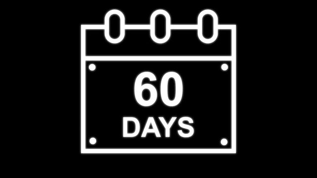 60 days animated icon