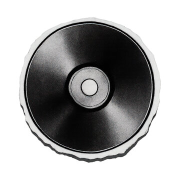 PNG Black circular speaker illustration