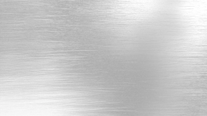 Metal texture background. Silver brushed steel or aluminum plate. Industrial style design