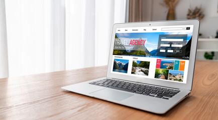 Online travel agency website for modish search and travel planning offers deal and package for...