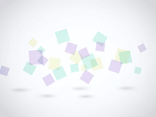 Fototapeta premium Pastel Pixel Minimalism: Seamless Pattern of Soft-Hued Geometric Squares