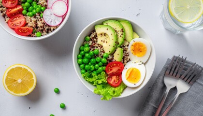 Healthy Lunch Bowls.