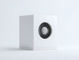 Minimalist Clean Air System Component Ideal for Modern Home Ventilation and Indoor Air Quality Improvement