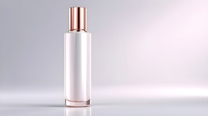 Elegant Skincare Essence Bottle with Tall Silhouette Perfect for Luxurious Hydrating and Anti Aging Treatments