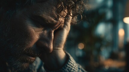 Emotional exhaustion shown in a thoughtfully arranged space reflecting emotional fatigue