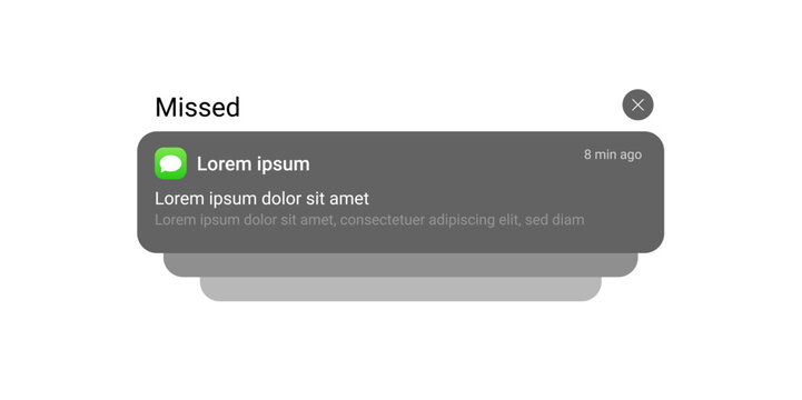 Text screen interface ui chat. Smartphone mockup icon vector layout template app screen