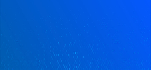 Medical blue plus pattern health tech abstract background. Hospital blue design cross pattern