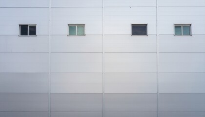 Facade with Four Windows.